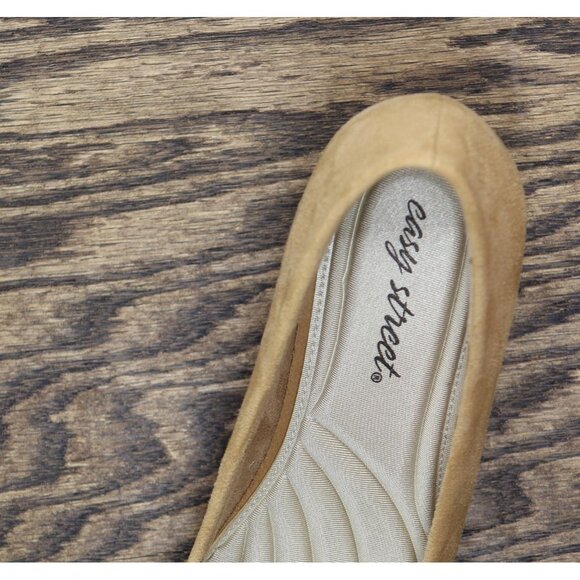 NWT Easy Street Proper Womens Block Heel Pumps PROPER Sand Suede Brown 9.5M - Picture 10 of 11